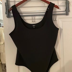 Black Body Contour Bodysuit